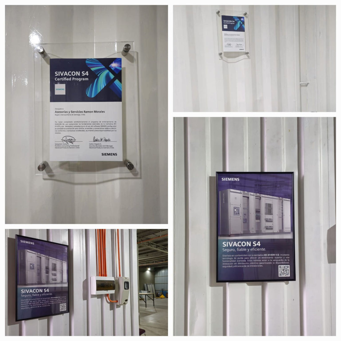 Certificación Oficial para Tableros Eléctricos SIVACON S4