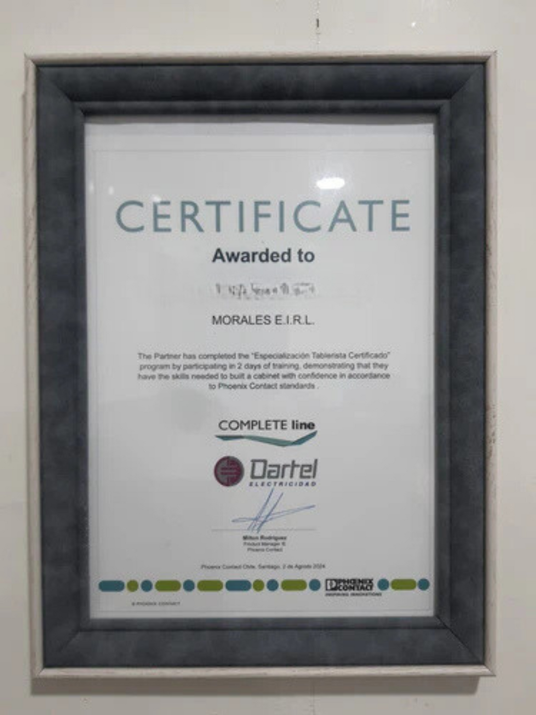 Certificación en Innovación Eléctrica con Dartel y Phoenix Contact