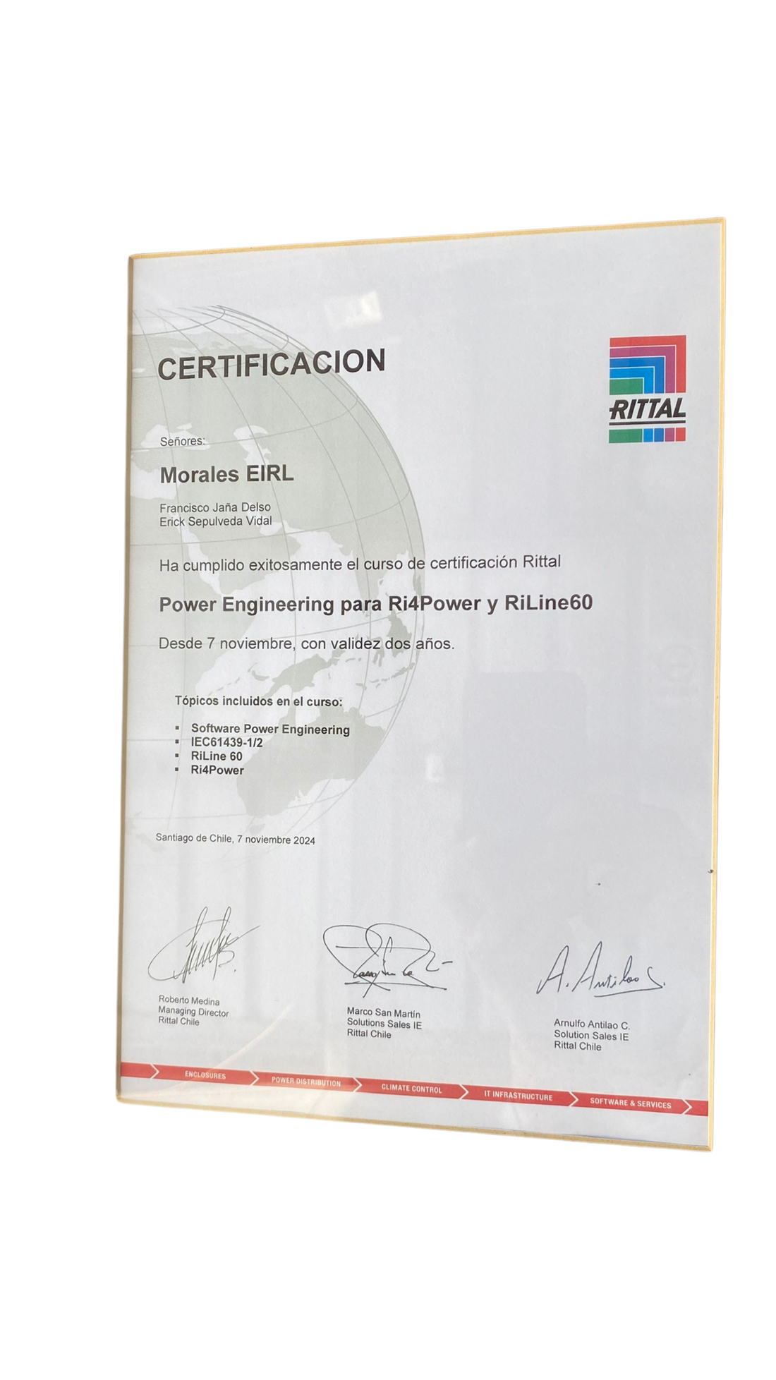 Certificación Rittal: Power Engineering para Ri4Power y RiLine60