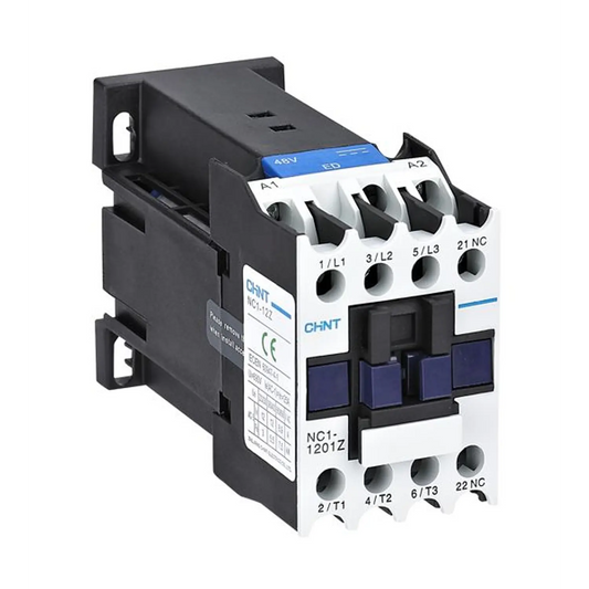Contactor NC1, 18A, 3P+1NA; 7.5KW (AC3/380V) control 24 VDC - 03010169110CH