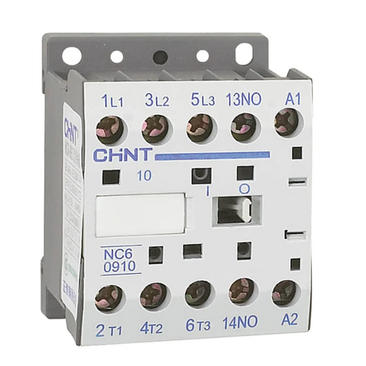 Mini Contactor CHINT NC6-0910 3P+1NA 9A Control 110 V AC – Código 0304098410CH