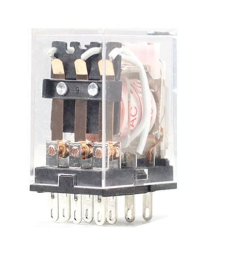 Minirrelé CHINT JZX-22F/D/24CC-3ZS/6 24VDC 3NA/NC con Indicador LED – Código 0533080023CH