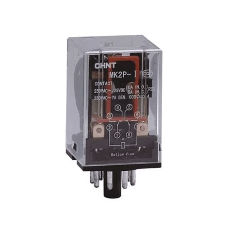 Relé Octal CHINT JZX-22F/D/110CA-2Z 110 VAC 2NA/NC 10A con Indicador Mecánico – Código 053308110CH