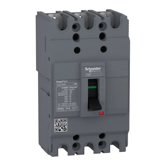 EZC100H3015 Interruptor Automático Termomagnético 3P 16A 690VAC