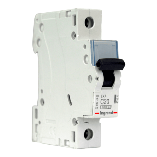 403577 Interruptor Automático Tx3 1x20a 6ka C 230/400v Legrand