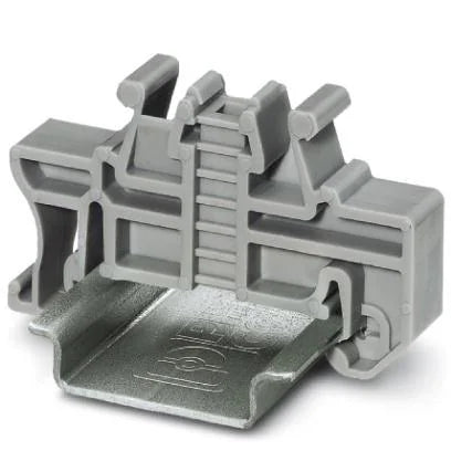 Soporte de montaje rápido para carril NS 35, gris