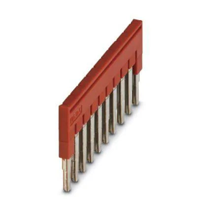 Puente enchufable FBS 10-5 – 10 polos, paso 5,2 mm, color rojo - 3030213