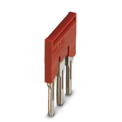 Puente enchufable FBS 3-8, 3 polos, paso 8,2 mm, rojo