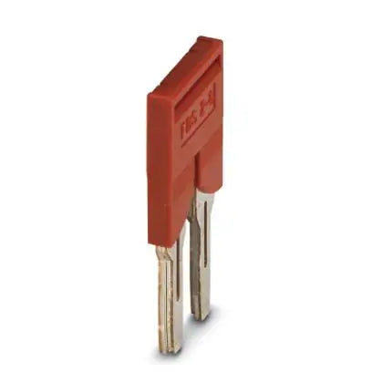 Puente enchufable FBS 2-8 – 2 polos, paso 8,2 mm, color rojo