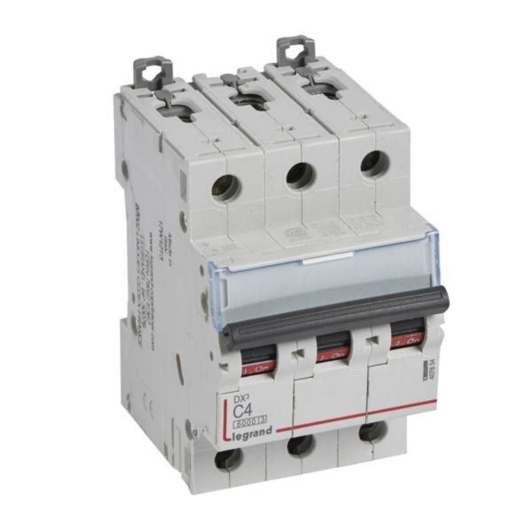 407854 Interruptor Automático Riel 3P 4A 400VAC Curva