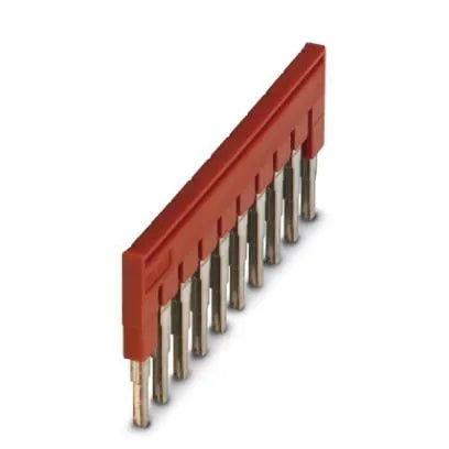 Puente enchufable FBS 10-6 – 10 polos, paso 6,2 mm, color rojo