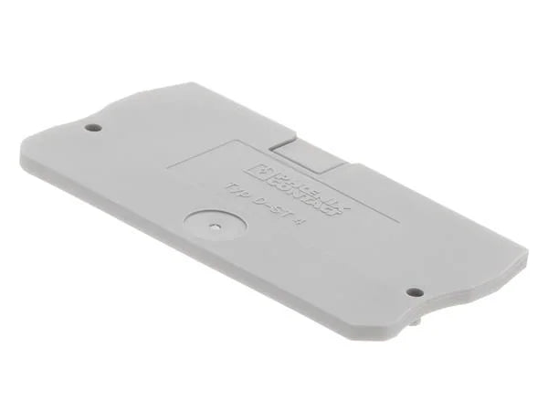 Tapa final D-ST 4 – Para bornes ST 4, color gris, 2,2 mm de ancho - 3030420