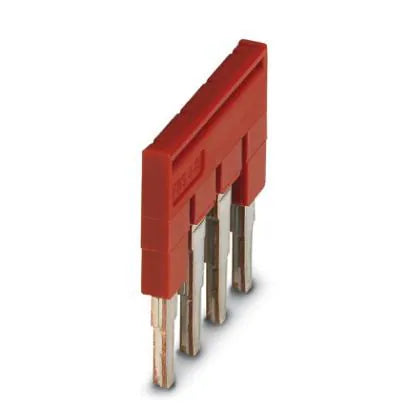 Puente enchufable FBS 4-6 – 4 polos, paso 6,2 mm, color rojo