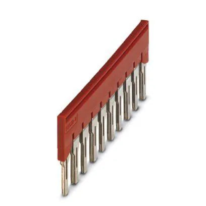 Puente enchufable FBS 10-8 – 10 polos, paso 8,2 mm, color rojo - 3030323