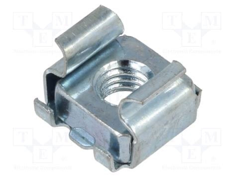 Tuercas enjauladas M6 Rittal EL 2092.200 – Para perfiles de 19”, sin contacto, paquete de 50 unidades