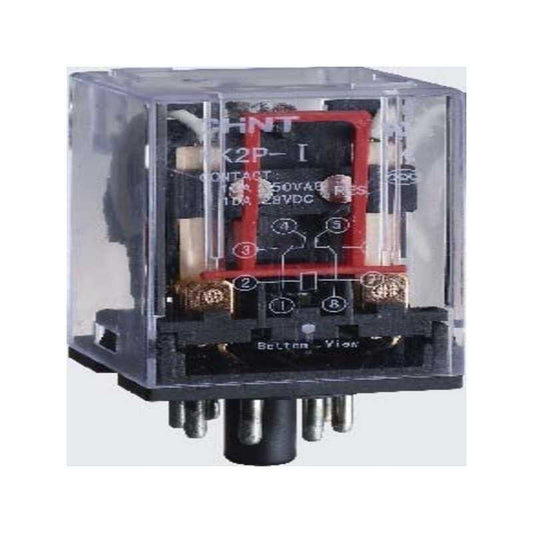 Relé Encapsulado CHINT JZX-22F/D/220CA-2Z 220 VAC 2NA/NC 10A Octal – Código 053308220CH