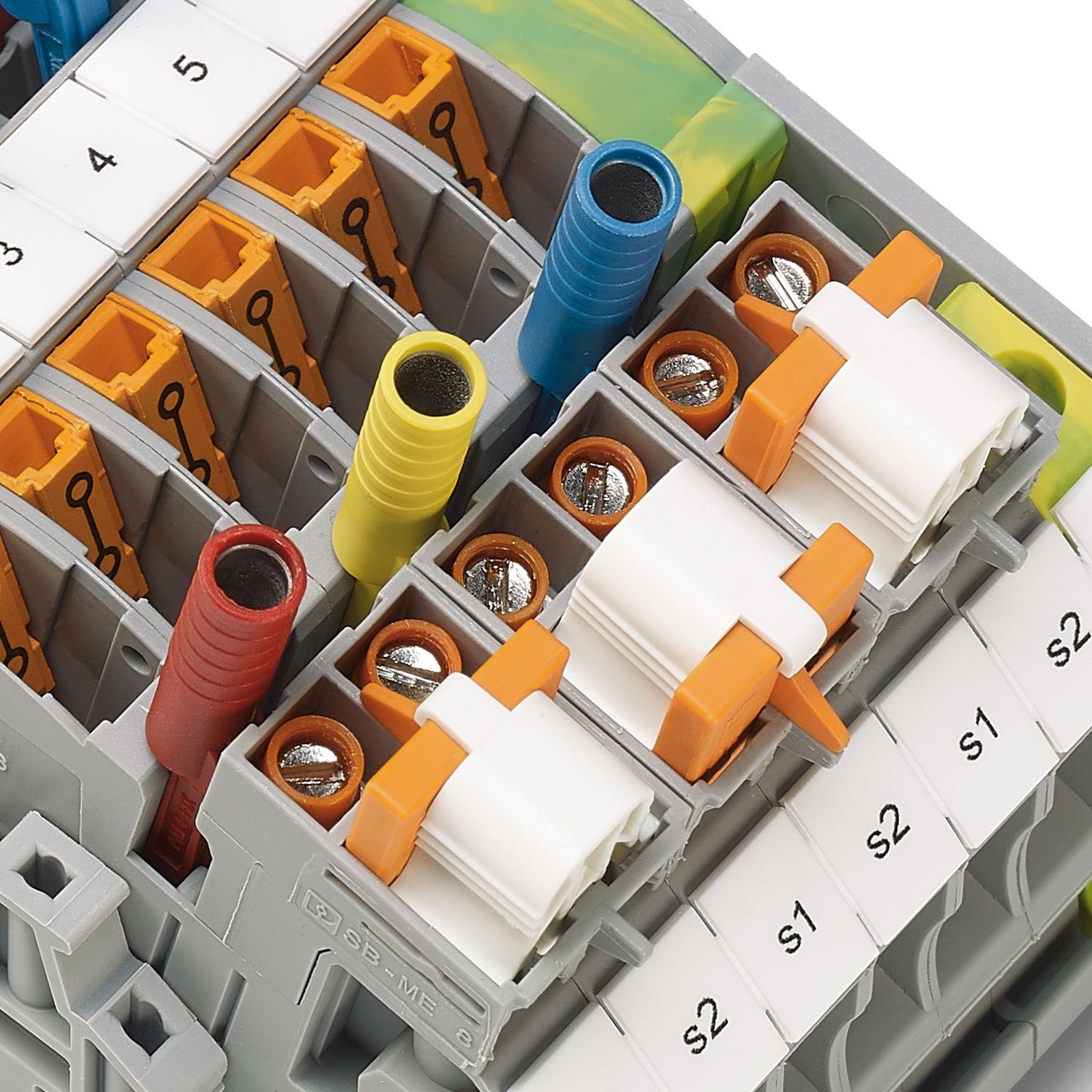 Borne interruptor para circuito de medida UTME 6 – 6 mm², 500 V, 30 A, conexión por tornillo, color gris