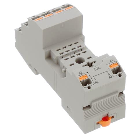 Zócalo de relé RIF-2-BPT/4X21 – Conexión push-in, 250 V AC/DC, 12 A 2900934