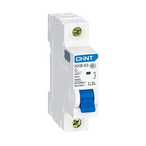 Interruptor Automático CHINT NXB-63 1P 3A 6kA Curva C con Certificación SEC – Código 070101003CH