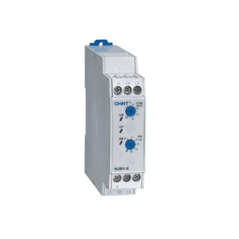 Relé de Protección CHINT NJYB3-8 – 3F 380 V – 2–22 % – 1NA/1NC