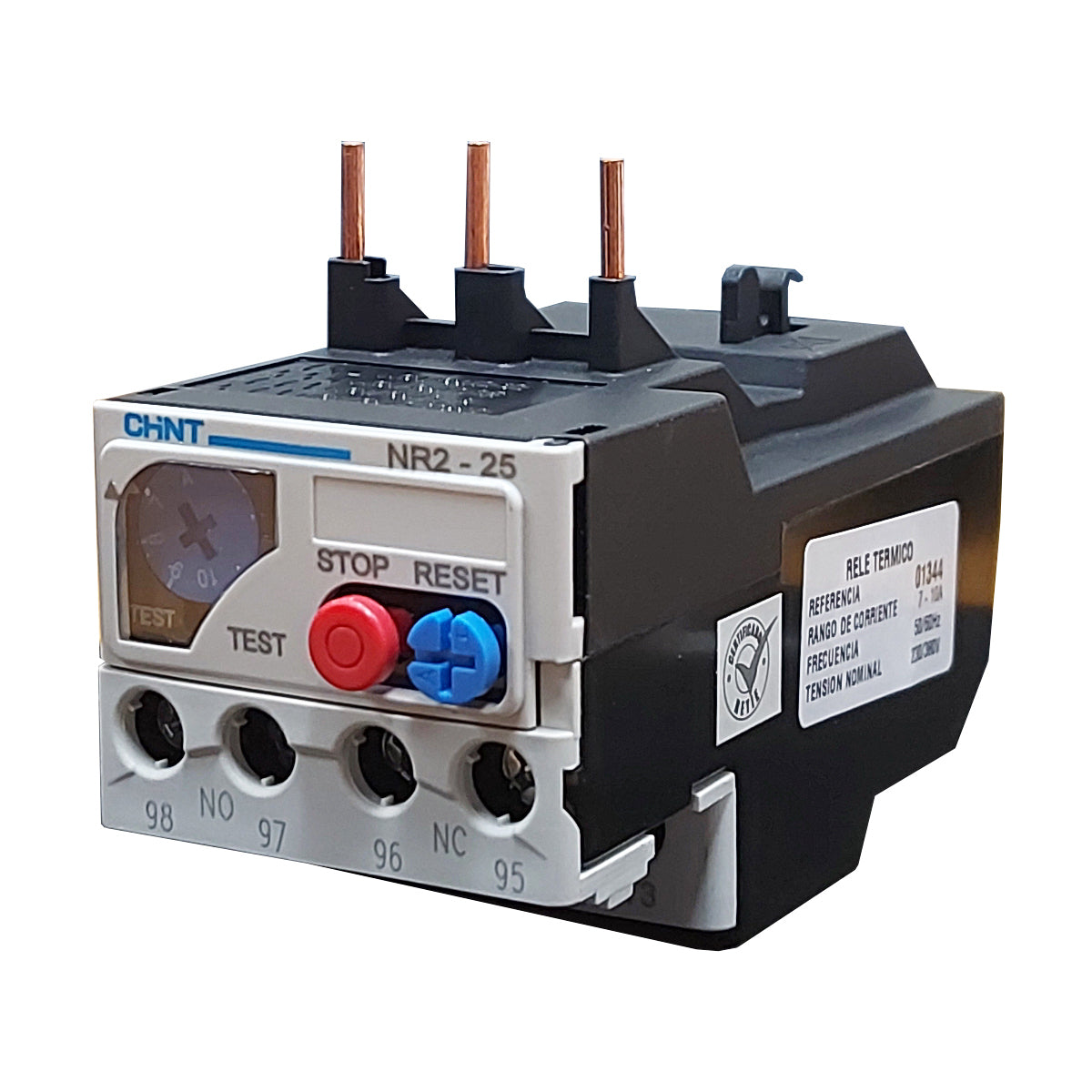 Relé Térmico CHINT NR2-25 7–10 A