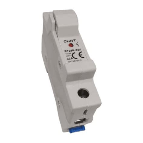 Seccionador Fusible CHINT 1P 32A 400V 10x38mm con Indicador LED – Modelo 1903113CH