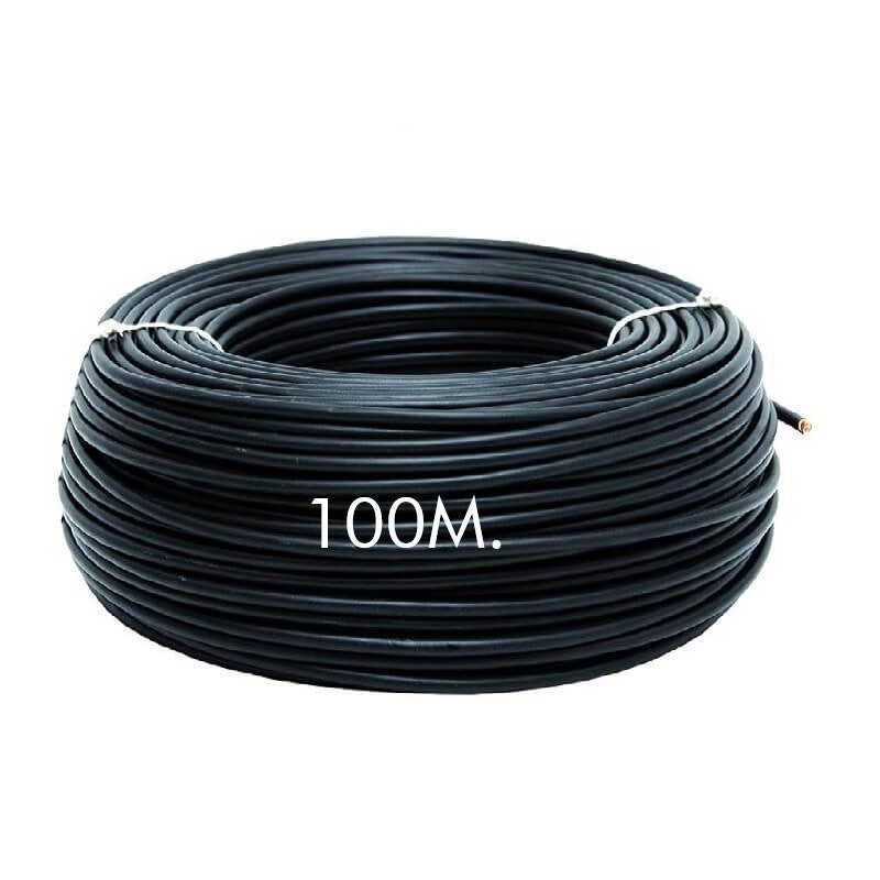 Cable Eléctrico ASCABLE-RECAEL 2,5 mm² H07Z1-K Negro 100 m – Libre de Halógenos, Certificado