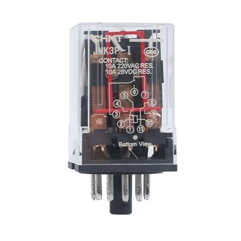 Relé Undecal CHINT JMK 3P-I 220 VAC 3NA/3NC 10A con Indicador Mecánico – Código 053311220CH