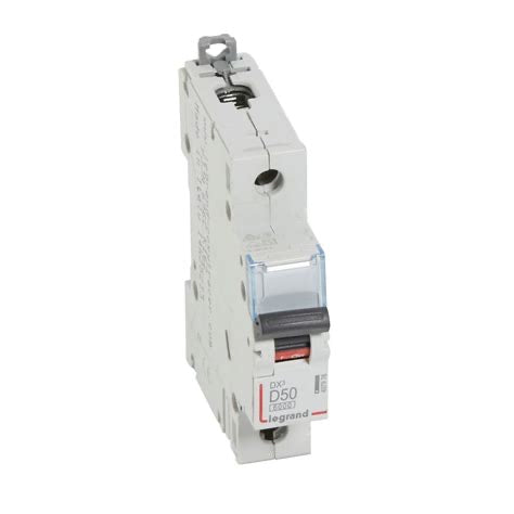 Interruptor Termomagnético Legrand DX³ 409776 1P 50 A 6 kA Curva D 230/400 V~ – Código 409776