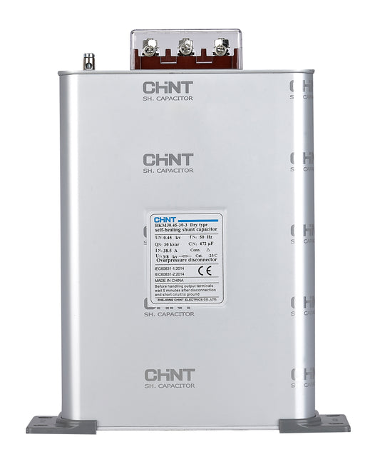 Condensador Trifásico CHINT BKMJ-0.45-7.5-3 7,5 kVAR 450 V 50 Hz Tipo Caja Seco – Código 150340007CH