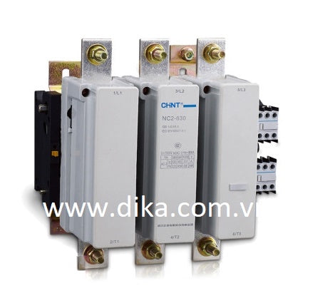 Contactor CHINT NC2-630 – 630 A, 3 polos (3NO), 335 kW (AC-3/380 V), bobina 220 V AC