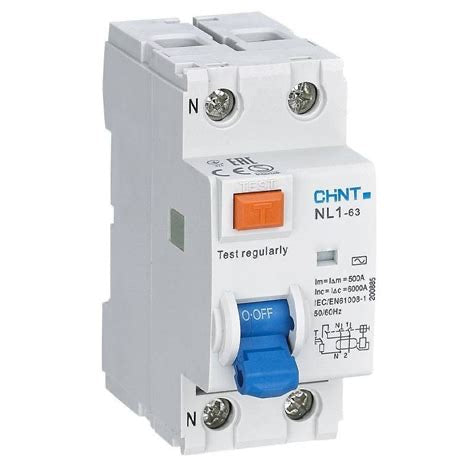 Interruptor Diferencial CHINT NL1 2P 25A 30mA Tipo AC – Código 070222503CH