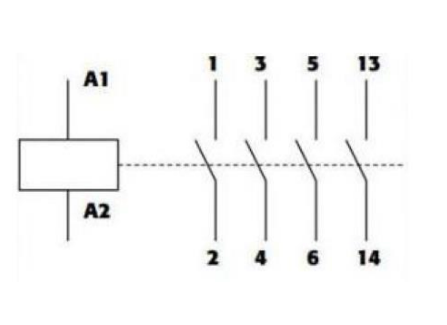 Contactor NC1, 9A, 3P más 1NA, 4KW (AC3/380V) control 24 Vac 03010098110CH