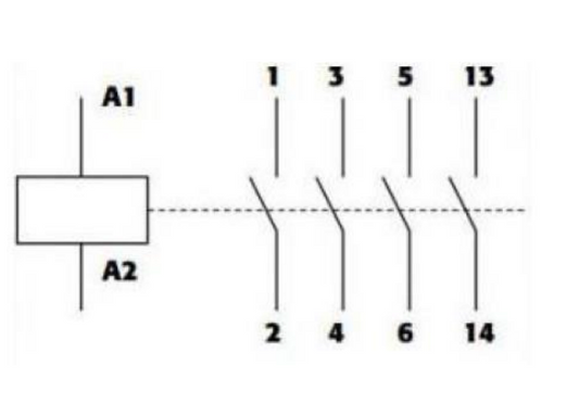 Contactor NC1, 18A, 3P+1NA; 7.5KW (AC3/380V) control 220 Vac - 03010168010CH