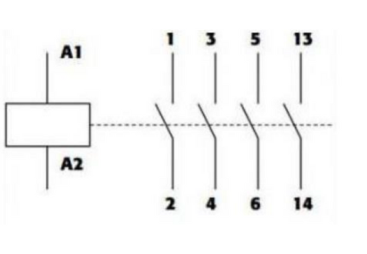 Contactor NC1, 18A, 3P+1NA; 7.5KW (AC3/380V) control 24 Vac - 03010168110CH