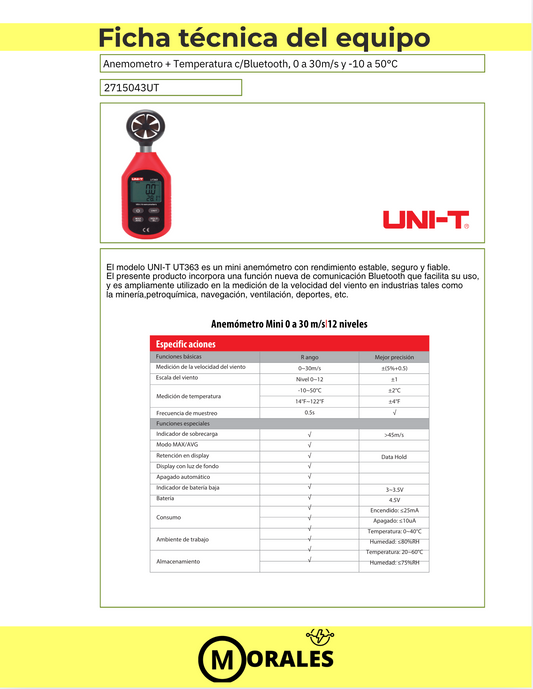 Probador de Red RJ11 / RJ45 – UT681C - 2715043UT