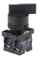 Selector Plástico 3 Posiciones Metálico CHINT NP2‑EJ33 2 NA – Código 2508105CH