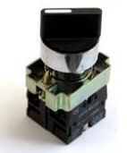 Selector Metálico Manilla Corta CHINT NP2‑BD21 2 Posiciones (0‑1) 1 NA – Código 2508121CH