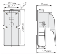 Pedalera Simple CHINT YBLT‑4 IP31 1 NA+1 NC 3 A 220/380 VAC – Código 25120771CH