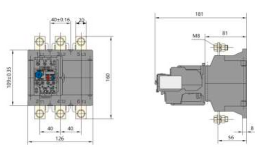 Relé Térmico CHINT NR2‑630 3P 160–250 A Regulable – Código 05011250CH