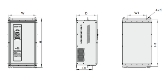 Variador de Frecuencia CHINT NVF2G-5.5/TS4 5,5 kW 13 A Trifásico 380 V con PID y Control Vectorial – Par Constante – Código 131007538CH
