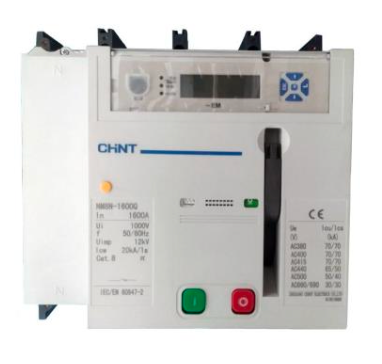 Interruptor Automático en Caja Moldeada CHINT NM8N-1600Q EM 4P 640–1600 A 415 V 70 kA Motorizado AC 230 V – Código 070274081600CH