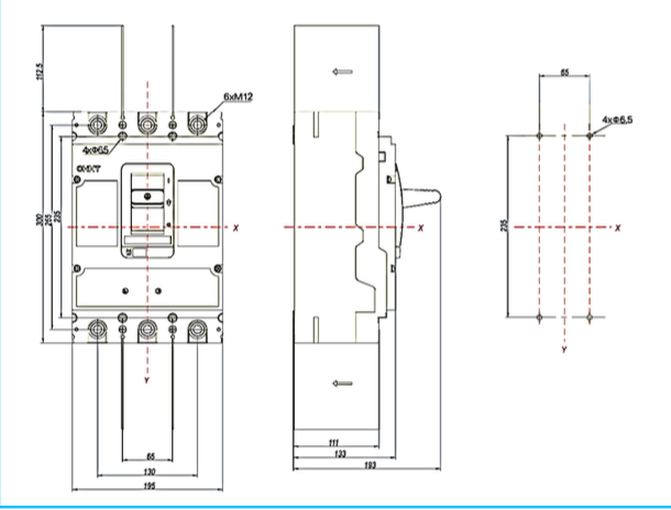 Interruptor Electrónico CHINT NM8N-800Q 4P 800A 70kA 415V – Código 070274060800CH