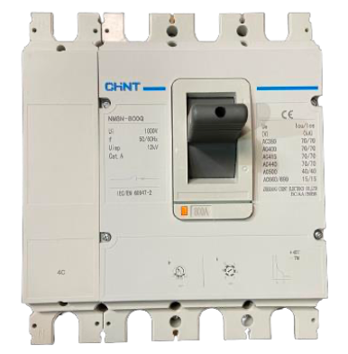 Interruptor Termomagnético CHINT NM8N-800Q 4P 800A 70kA 415V – Código 07024060800CH