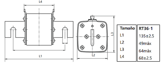 Fusible NH1 CHINT RT36‑1 125 A gG/gL 500 V AC / 690 V AC – Código 21011125CH