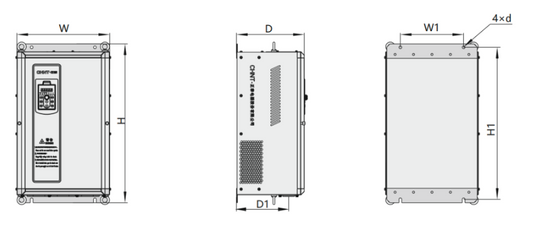 Variador de Frecuencia CHINT NVF2G-11/TS4 3F 11 kW 25 A 380 V PID Vectorial Par Constante – Código 131015038CH