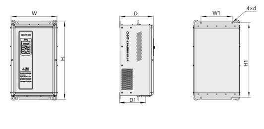 Variador de Frecuencia CHINT NVF2G-2.2/PS4 2,2 kW 5 A 3F 380 V con PID – Código 13083038CH