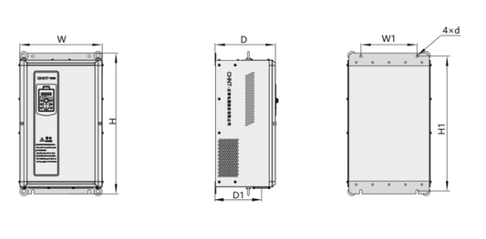 Variador de Frecuencia CHINT NVF2G-3.7/PS4 3,7 kW 9 A 3F 380 V con PID – Código 13084038CH