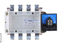 Conmutador Modular NH40S 4P 250 A 1-0-2 con Placa y Mando a Puerta – Código 1704430250CH