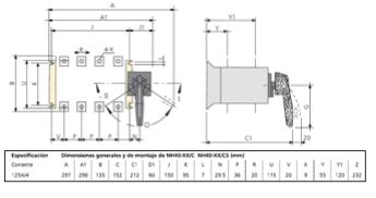 Conmutador Modular CHINT NH40S-160/4CSWF 4P 100 A – Código 1704430160CH